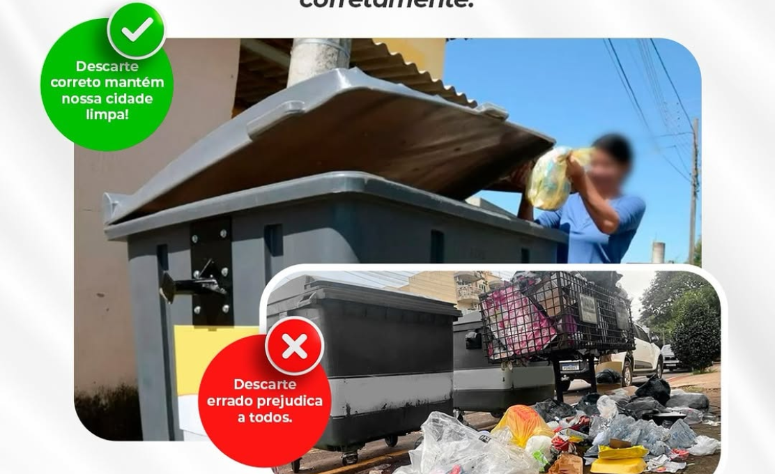 Lugar de lixo é no lixo!