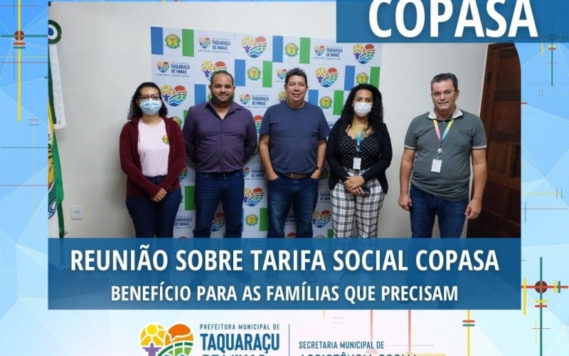 Reunião Sobre Tarifa Social COPASA