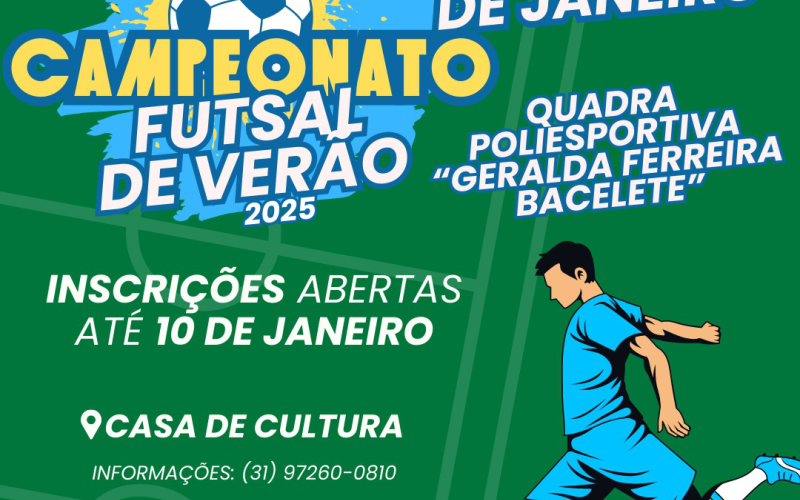 CAMPEONATO FUTSAL DE VERÃO 2025